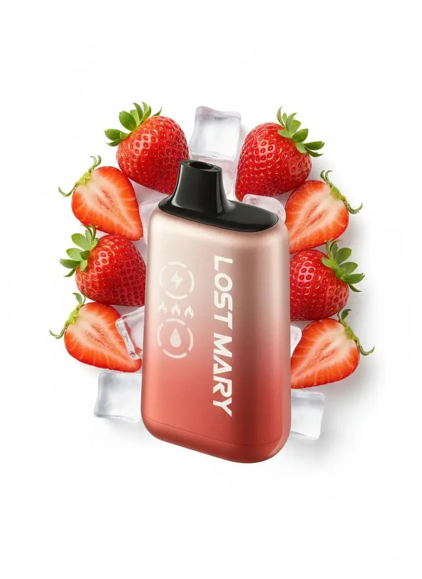 Pod descartable Lost Mary Dura 35K Strawberry Ice - Tienda Vapor