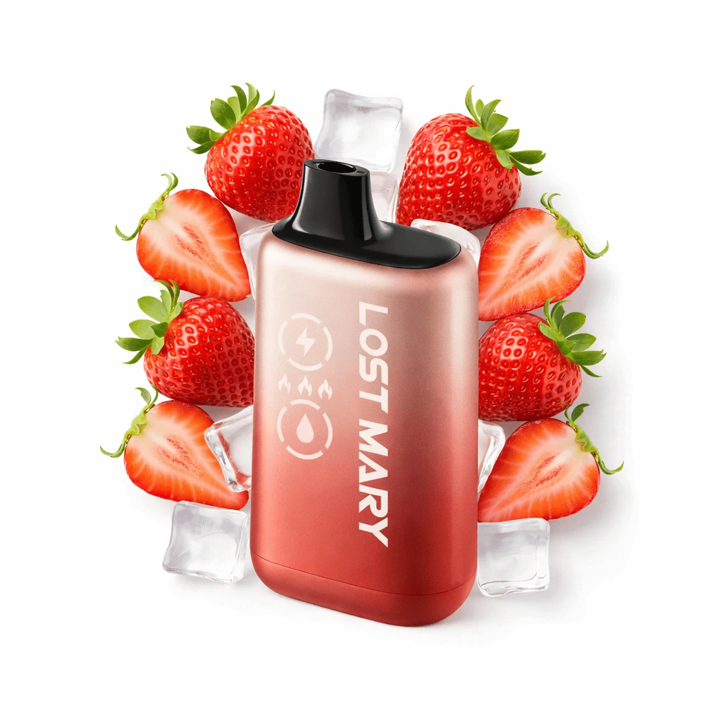 Pod descartable Lost Mary Dura 35K Strawberry Ice - Tienda Vapor