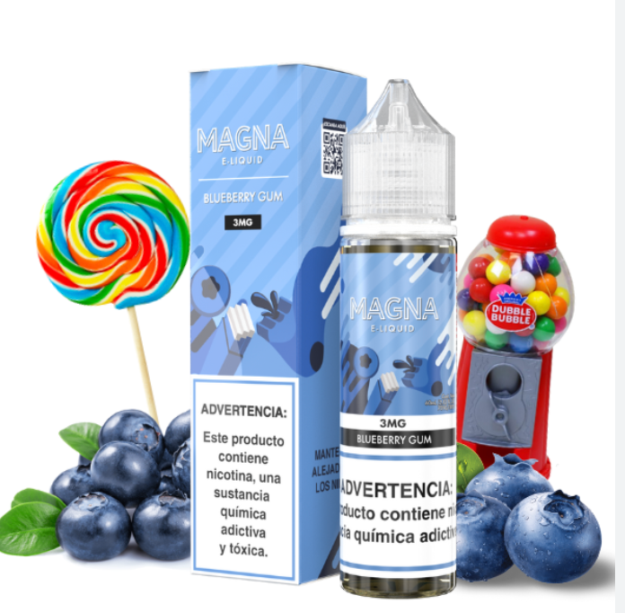 Líquido Magna Blueberry Gum 60ml - Tienda Vapor