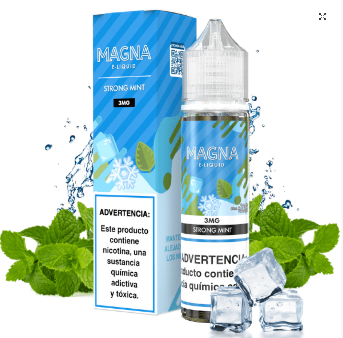 Líquido Magna Strong Mint 60ml - Tienda Vapor