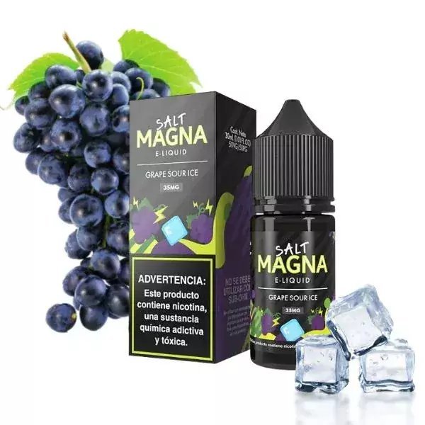Líquido Magna Salt Nic Grape Sour Ice 30ml
