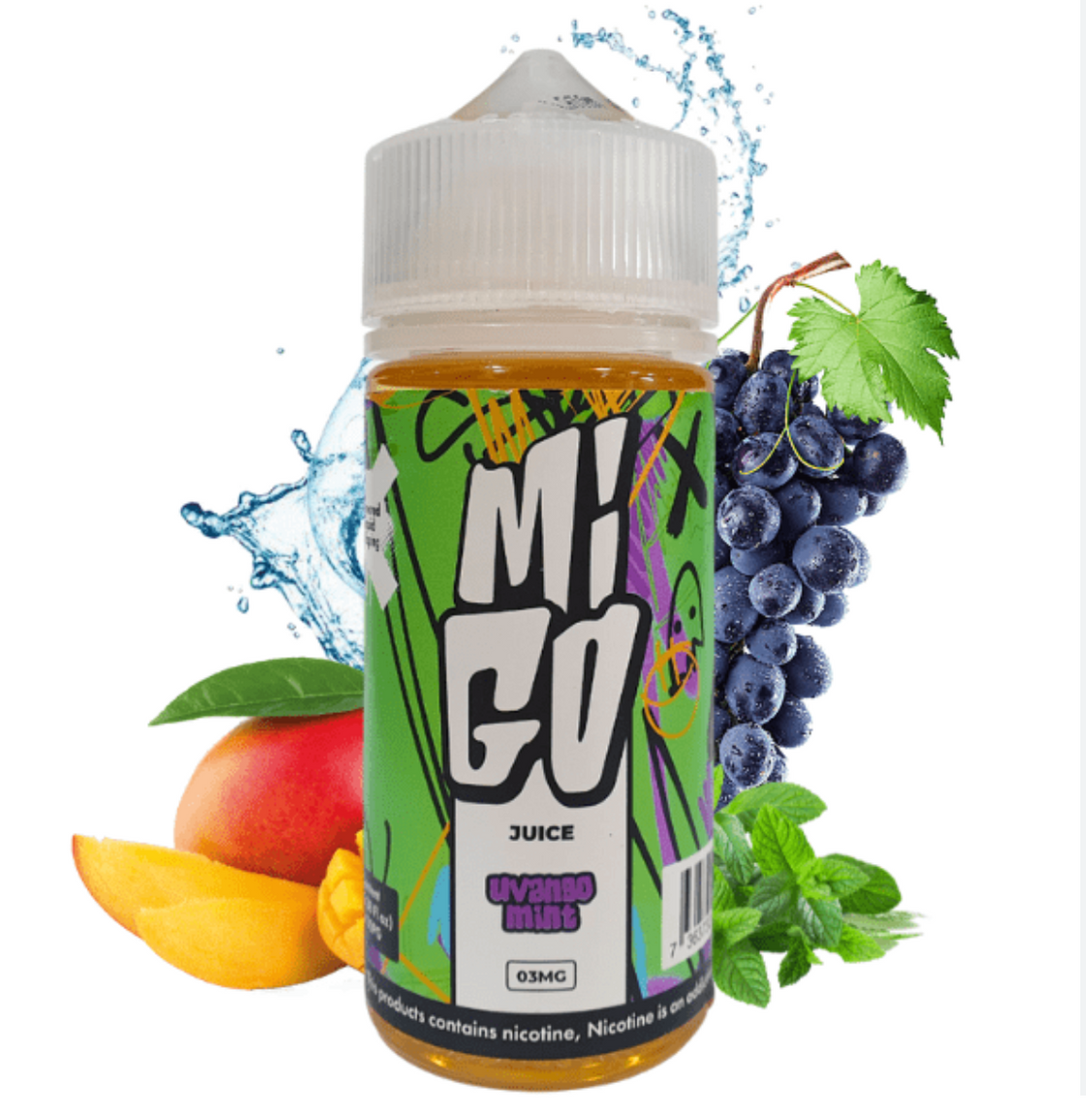 Liquido Migo Uvango Mint 100ml - Tienda Vapor