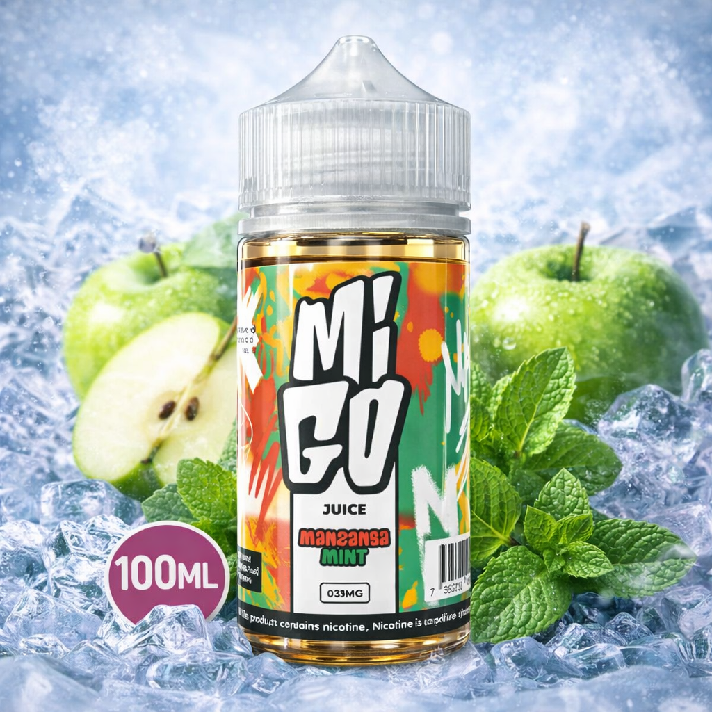 Liquido Migo Manzanga Mint 100ml