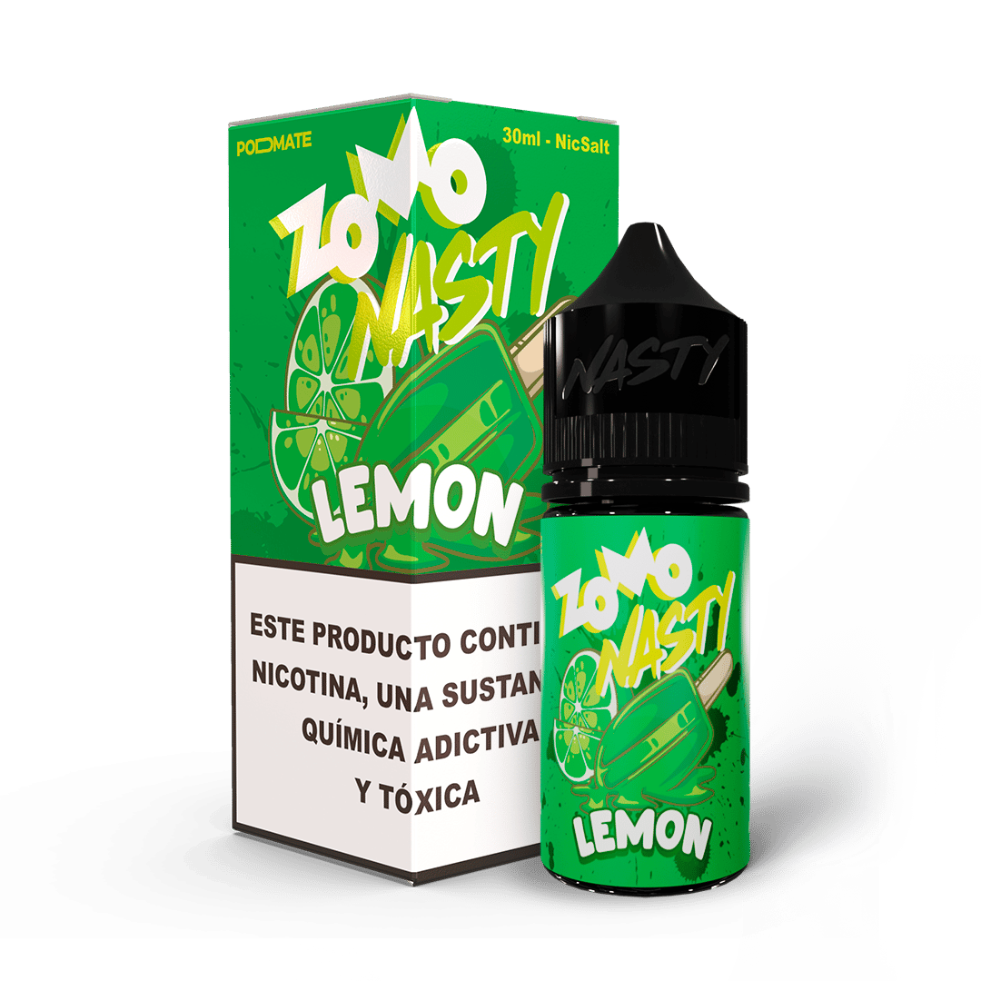 Líquidos Zomo Nasty Salt Nic Lemon 30ml - Tienda Vapor