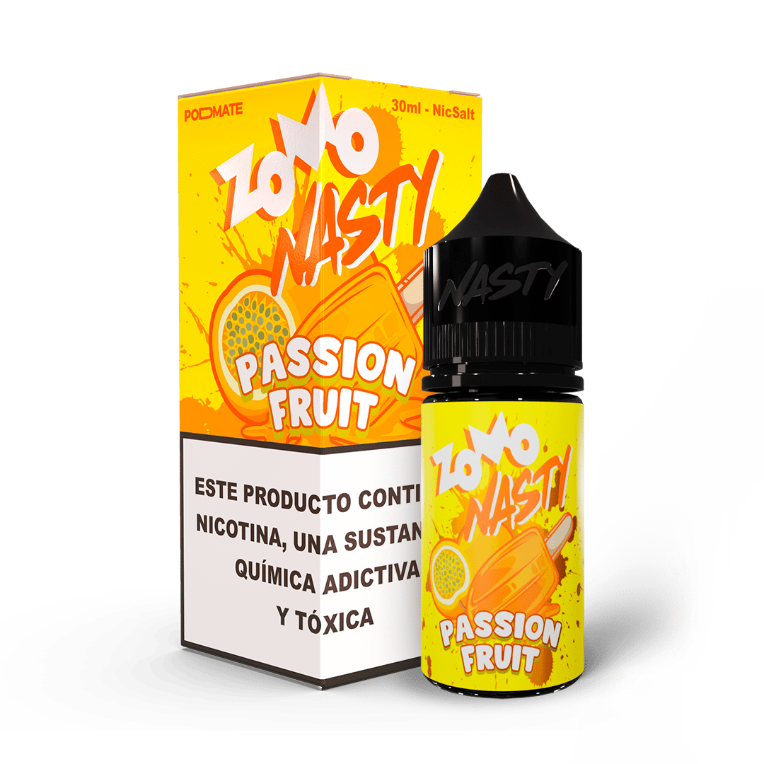 Liquido Zomo Nasty Salt Nic Passion Fruit 30ml - Tienda Vapor