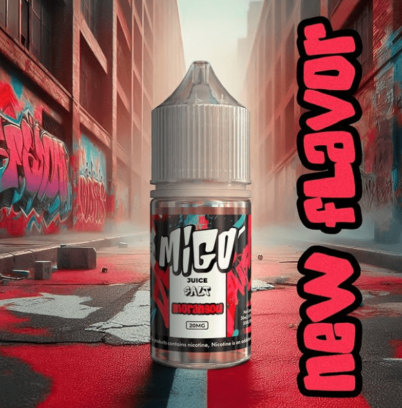 Liquido Migo Salt Nic Morangou Ice 30ml - Tienda Vapor