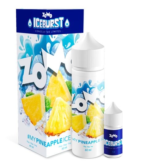 Líquido Zomo Pineapple Ice 60ml - Tienda Vapor