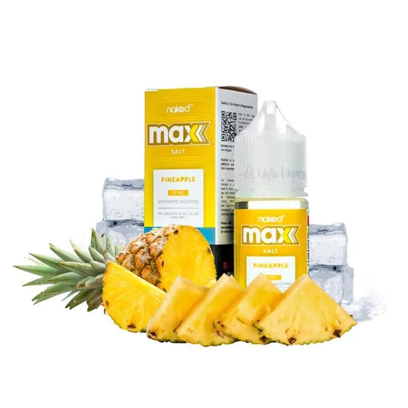 Liquido Naked Max Salt Nic Pineapple Ice 30ml - Tienda Vapor