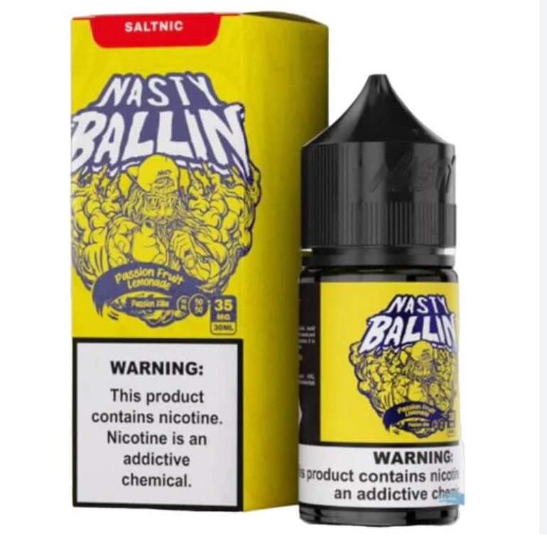 Liquido Nasty Salt Nic Ballin Passion Fruit Lemonade 30ml - Tienda Vapor