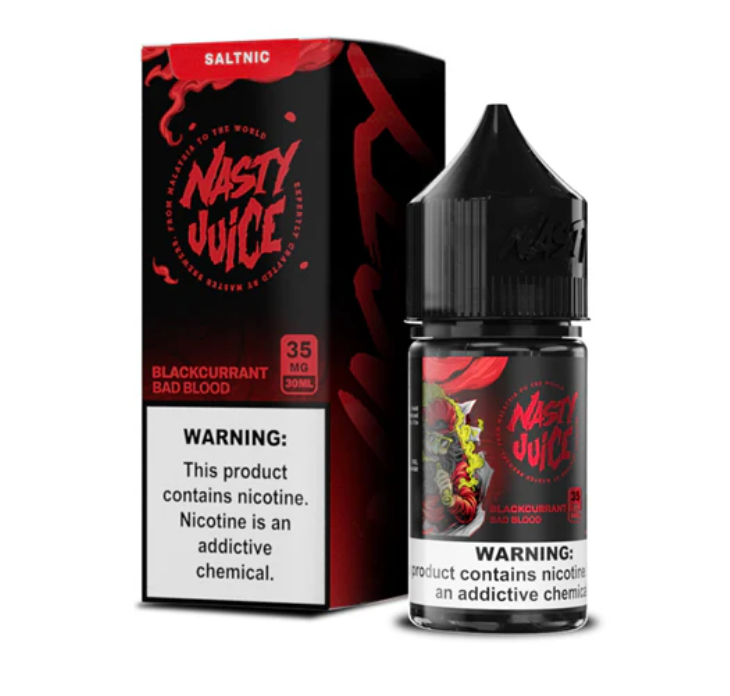 Liquido Nasty Salt Nic BlackCurrant Bad Blood 30ml - Tienda Vapor