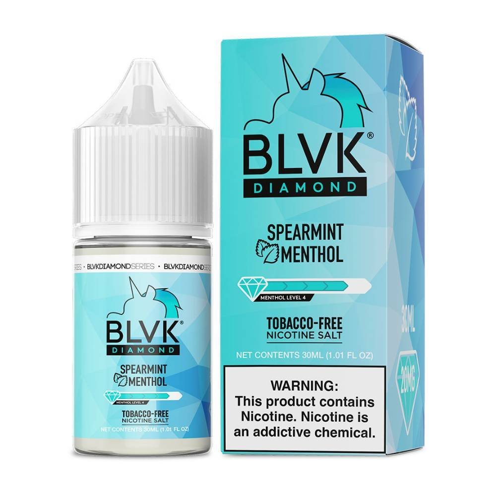 Líquido BLVK Salt Nic Diamond Spearmint Menthol 30ml - Tienda Vapor