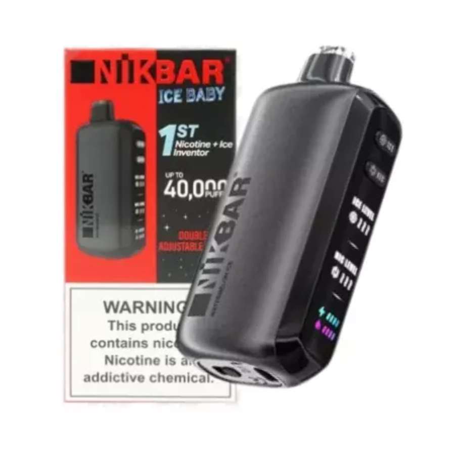 Pod descartable Nikbar Ice Baby 40000 Puffs