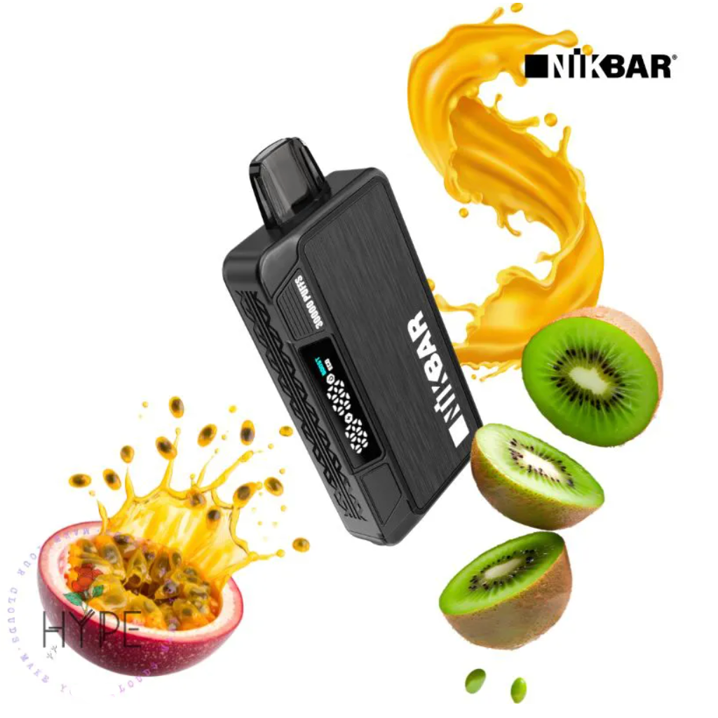 Pod descartable Nikbar 30000 Puffs Passion Fruit Sour Kiwi