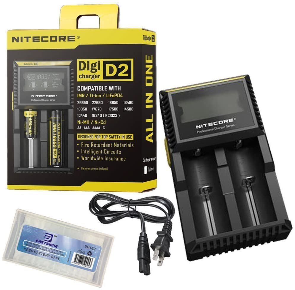 Cargador Nitecore D2 - Tienda Vapor