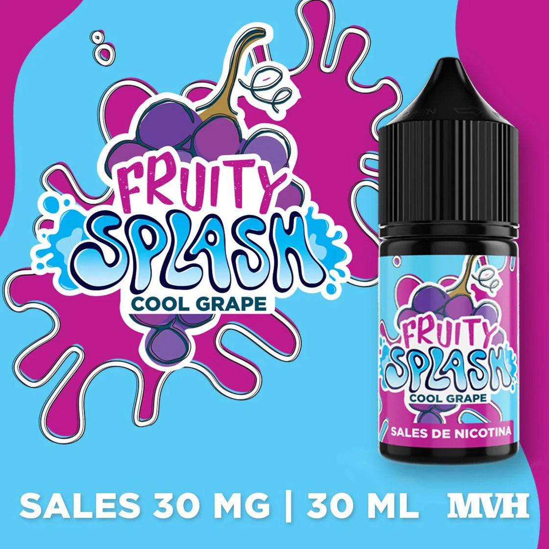 Líquido MVH Fruity Splash Salt Nic 30ml