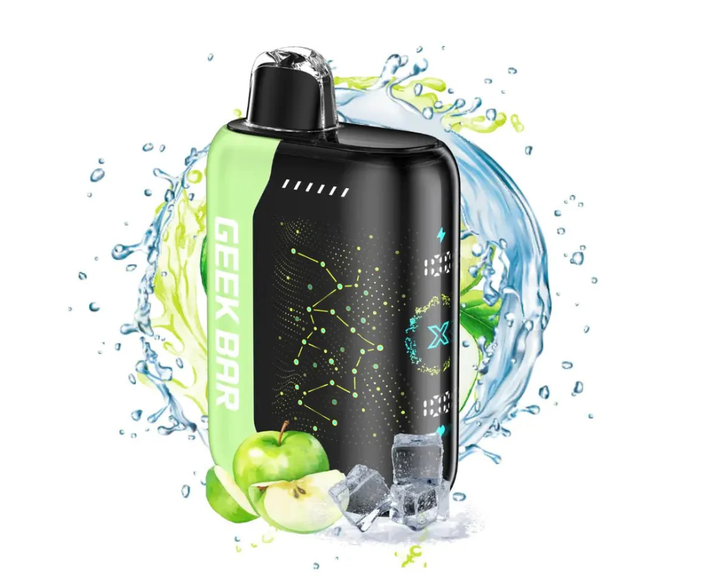 Pod descartable GeekBar 25000 Pulse X Sour Apple Ice - Tienda Vapor