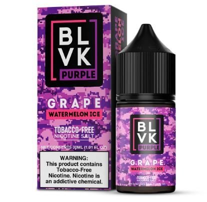 Líquido BLVK Salt Nic Purple Grape Watermelon Ice 30ml - Tienda Vapor