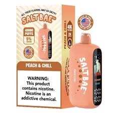 Pod Descartable Salt Bae 50 Peach & Chill 40000 Puffs