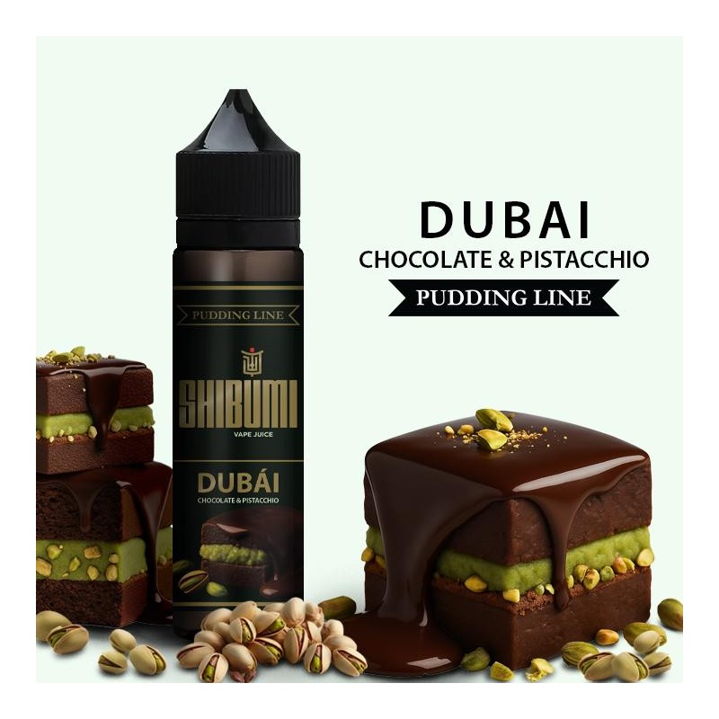 Líquido Shibumi Dubai Chocolate & Pistacchio - Tienda Vapor