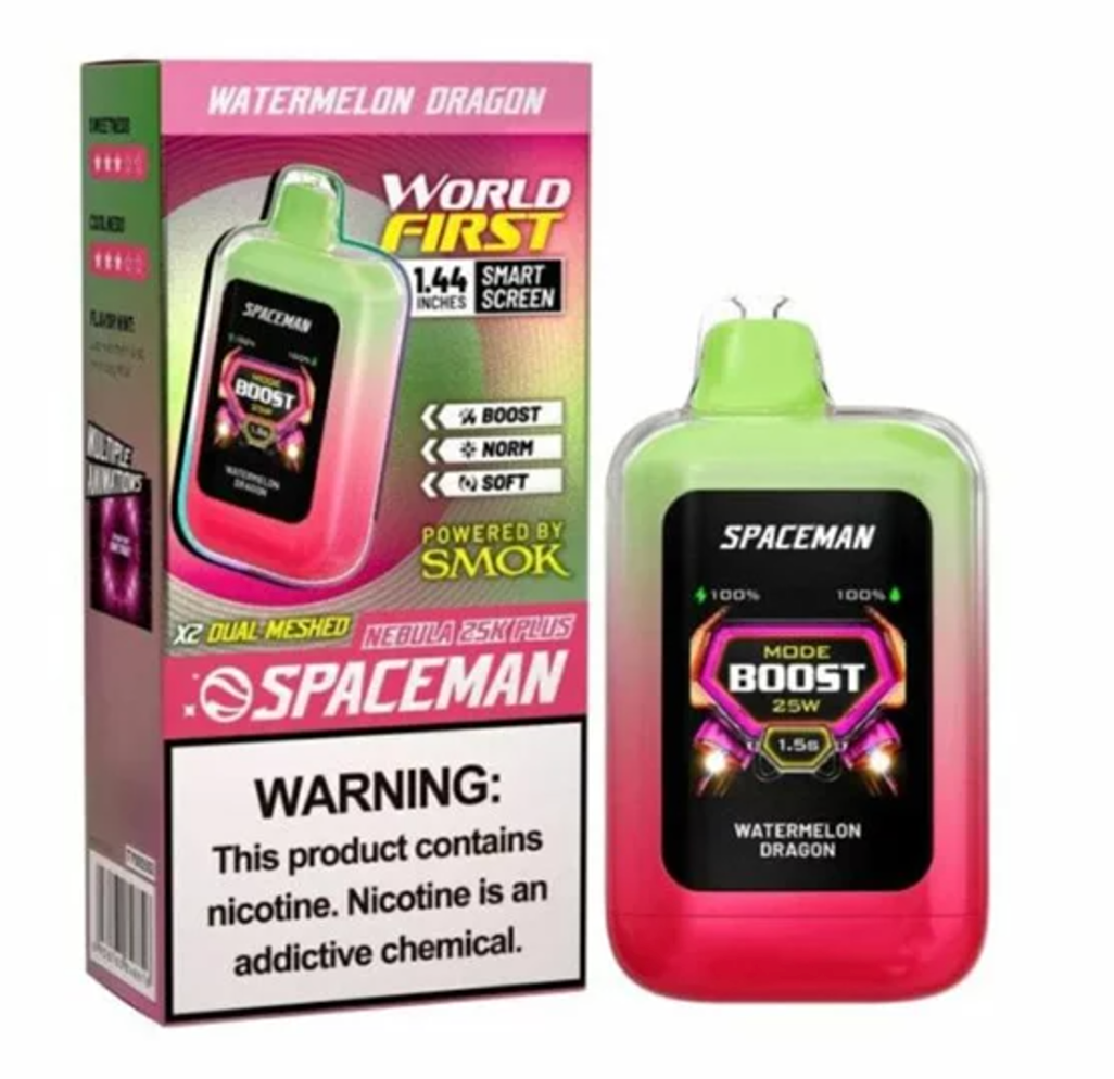 Pod Descartable Smok Spaceman 20000 puffs Watermelon Dragon - Tienda Vapor