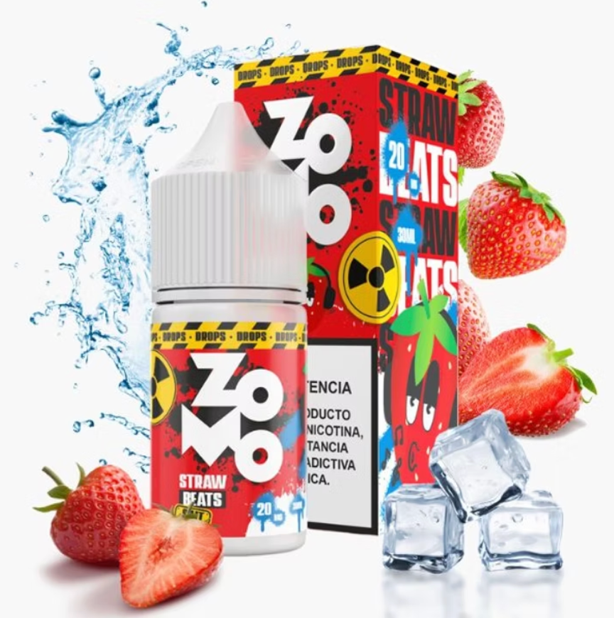 Líquido Zomo Nic Salt Straw Beats 30ml - Tienda Vapor