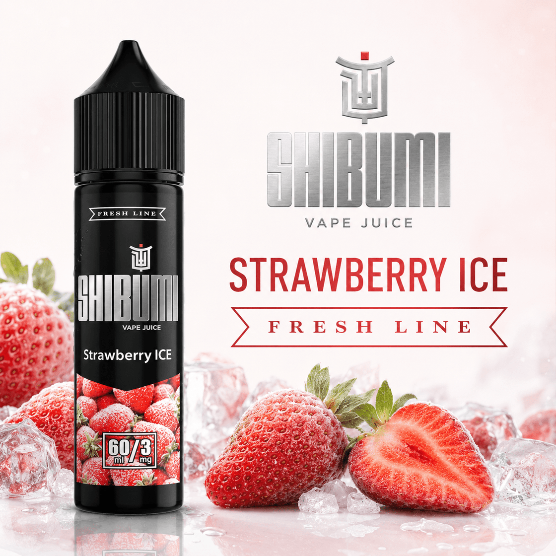 Líquido Shibumi Strawberry Candy Ice - Tienda Vapor