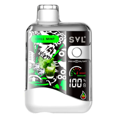 Pod Descartable SVL BX12000 12000 Puffs Chill Mint - Tienda Vapor