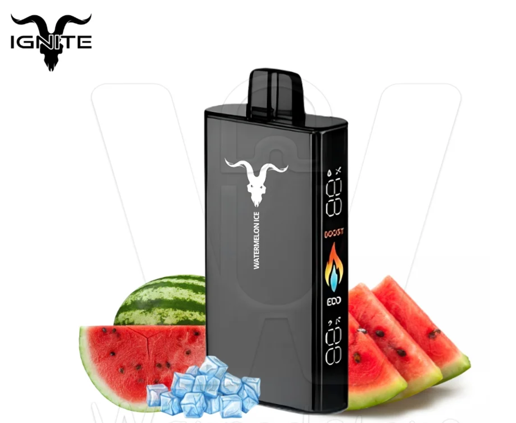 Pod descartable Ignite V250 Watermelon ice 25000 puffs - Tienda Vapor