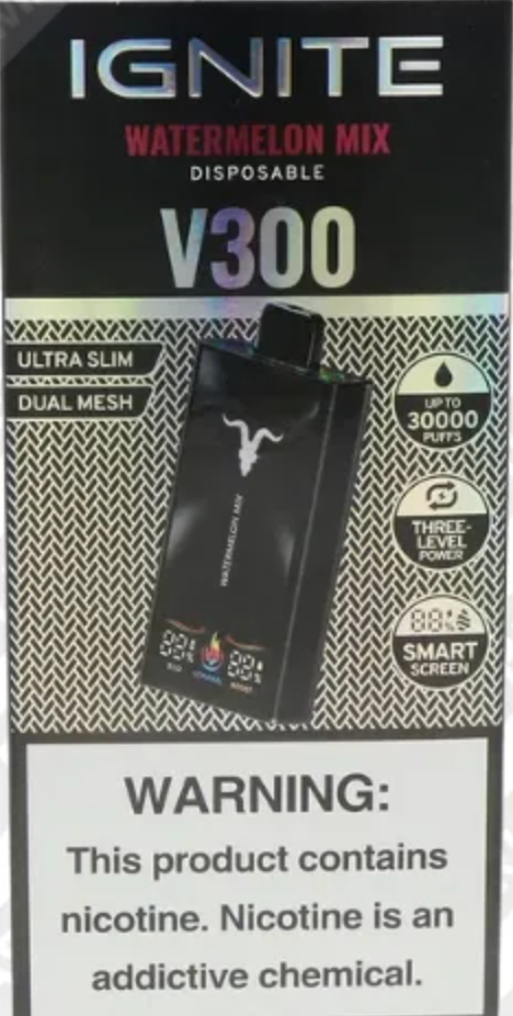 Pod descartable Ignite V300 30000 puffs Watermelon Mix - Tienda Vapor