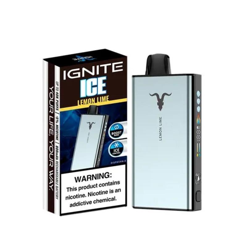 Pod descartable Ignite V400 40000 puffs Ice Lemon Lime - Tienda Vapor
