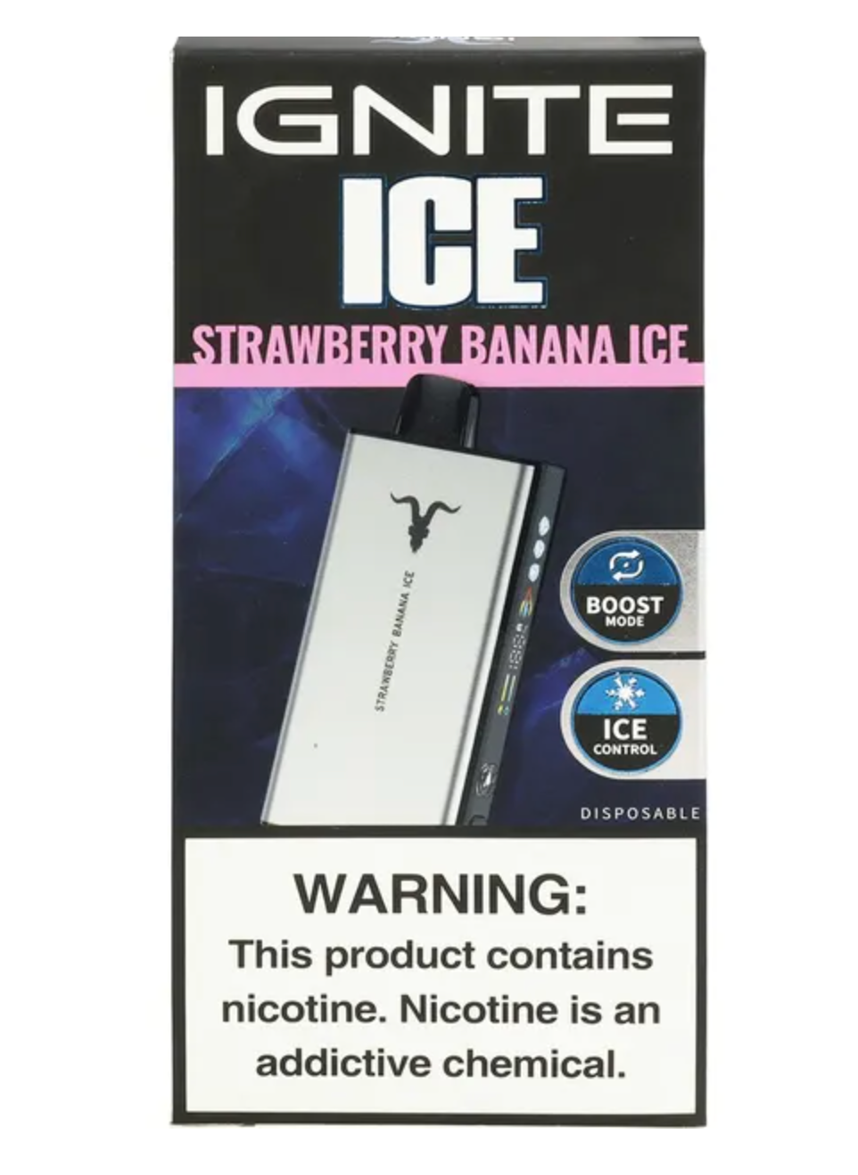Pod descartable Ignite V400 40000 puffs Ice Strawberry Banana