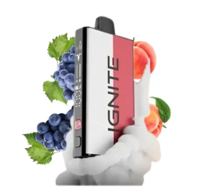 Pod descartable Ignite V400 40000 puffs Mix Icy Mint / Peach Grape