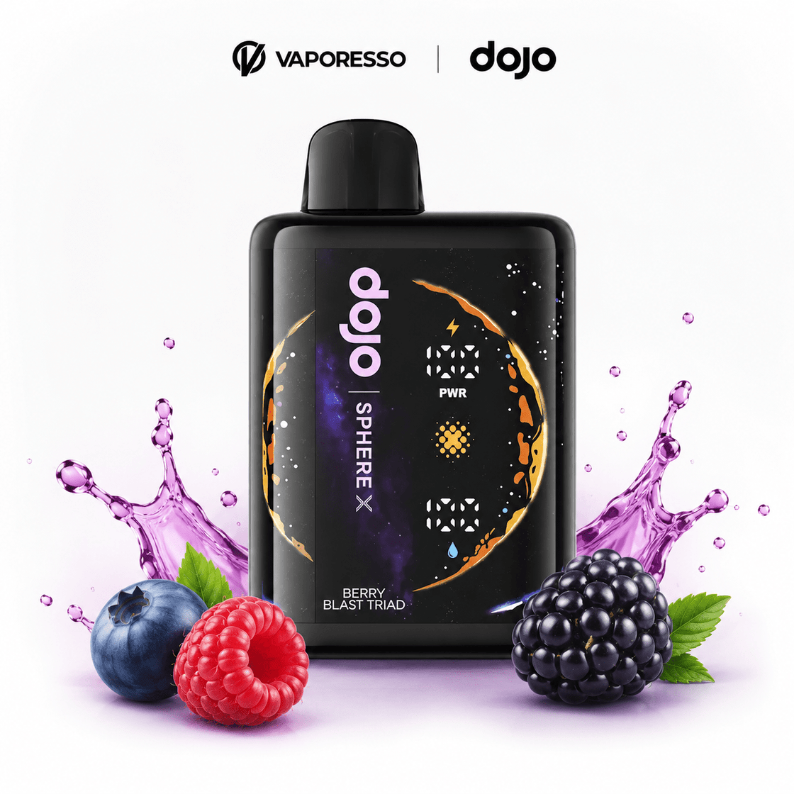 Pod Descartable Vaporesso Dojo Sphere X 40K Berry Blast Triad - Tienda Vapor