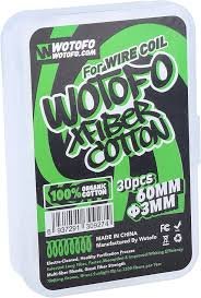Algodon Wotofo 3mm 30 unidades - Tienda Vapor