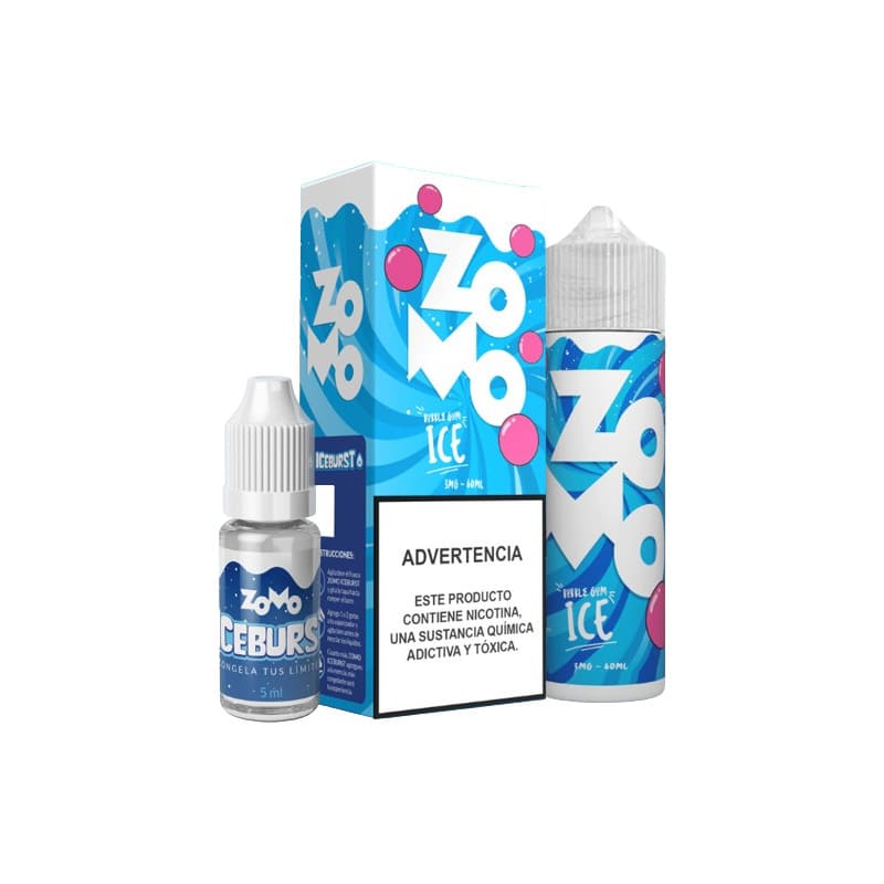 Líquido Zomo Bubble Gum Ice 60ml - Tienda Vapor