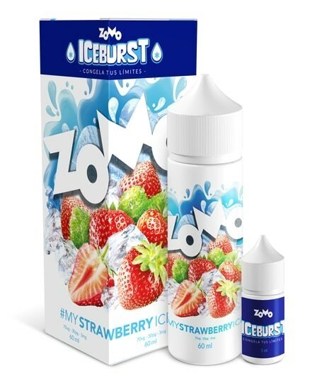 Líquido Zomo Iceburst Strawberry Ice 60ml - Tienda Vapor