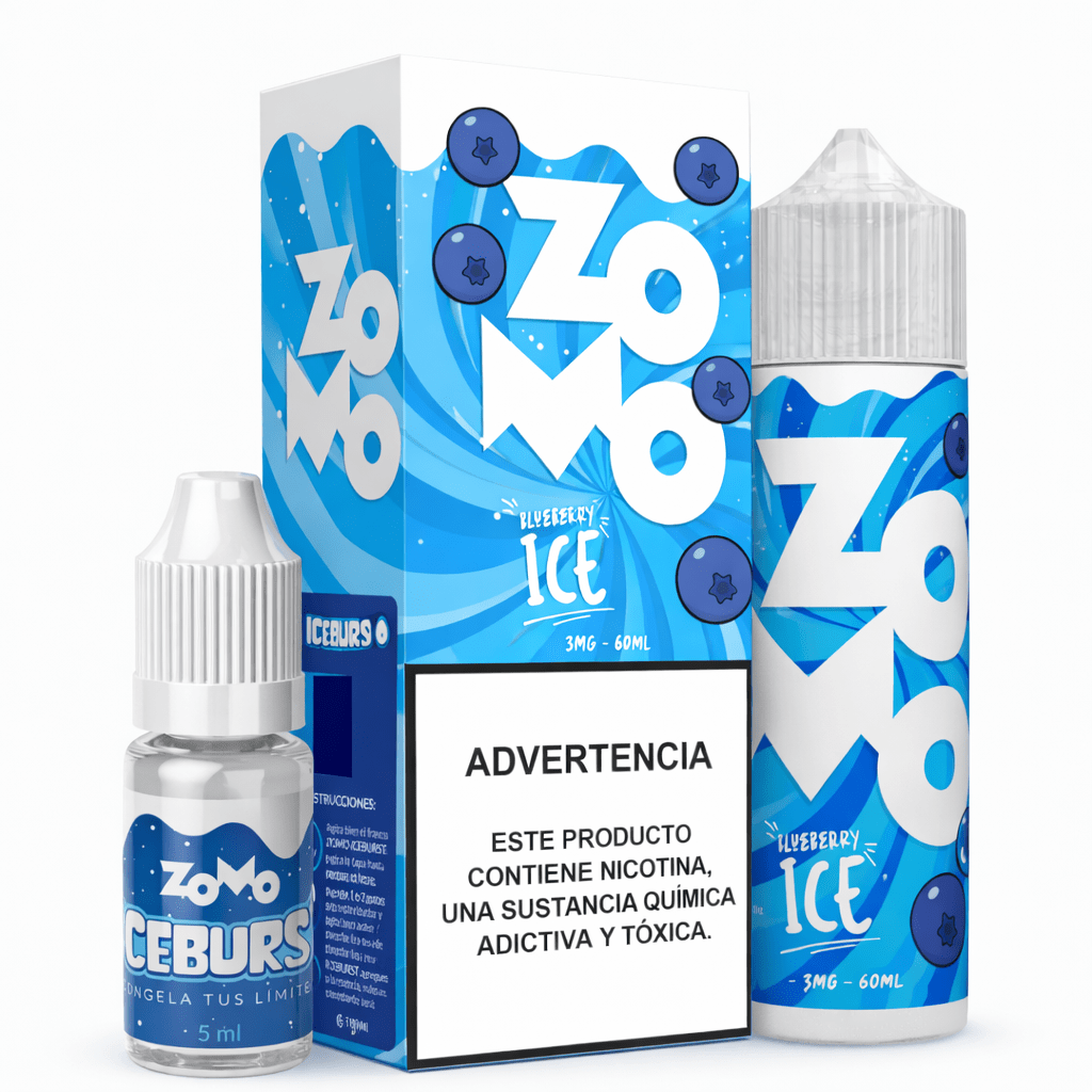 Líquido Zomo Blueberry Ice 60ml - Tienda Vapor
