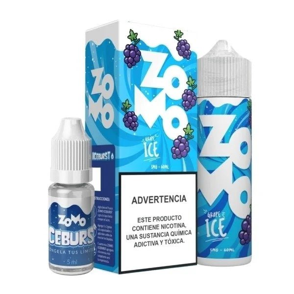 Líquido Zomo Grape Ice 60ml - Tienda Vapor