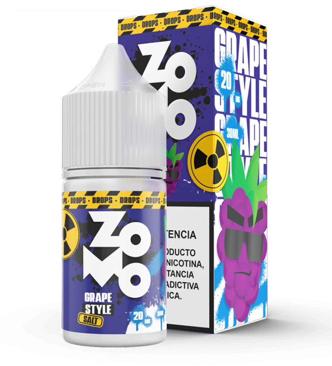 Líquido Zomo Salt Nic Grape Style 30ml - Tienda Vapor