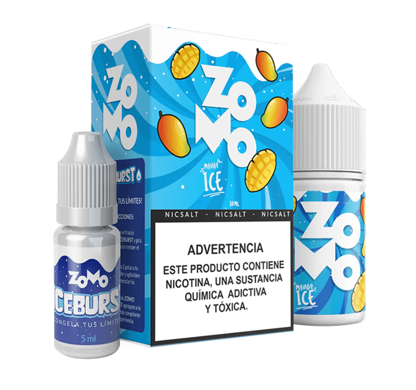 Liquido Zomo Salt IceBurst Mango 30ml - Tienda Vapor