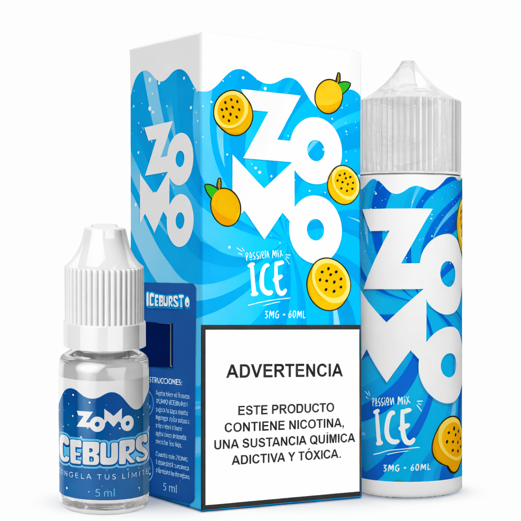 Líquido Zomo Passion Mix Ice 60ml - Tienda Vapor
