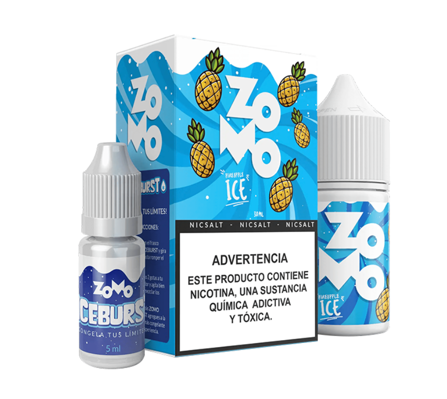 Liquido Zomo Salt IceBurst Pineapple 30ml - Tienda Vapor