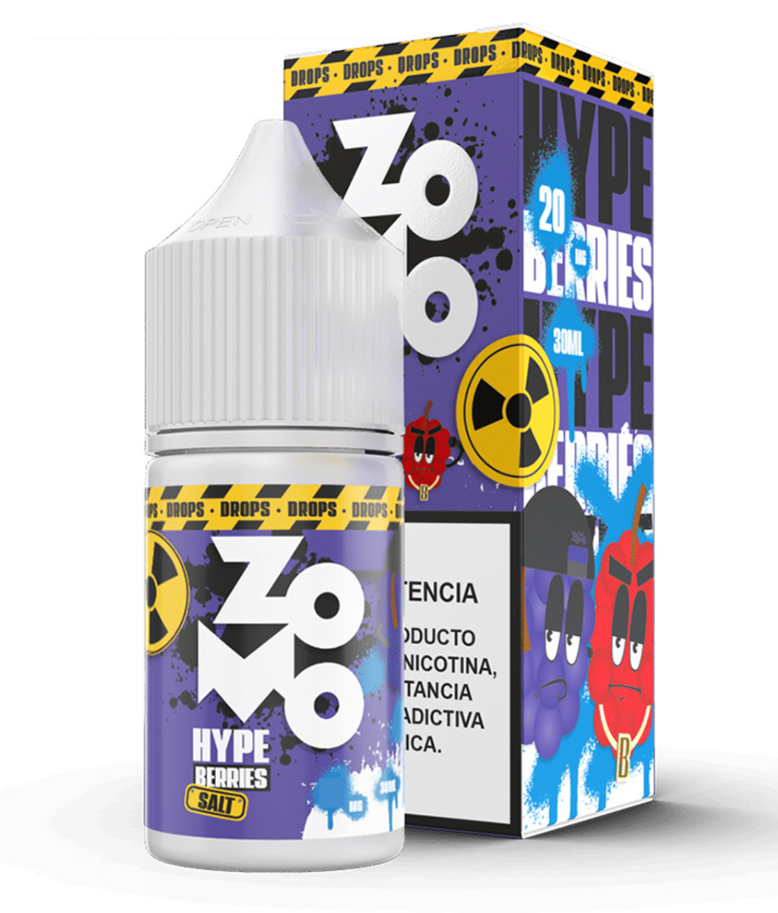Líquido Zomo Salt Nic Hype Berries 30ml - Tienda Vapor