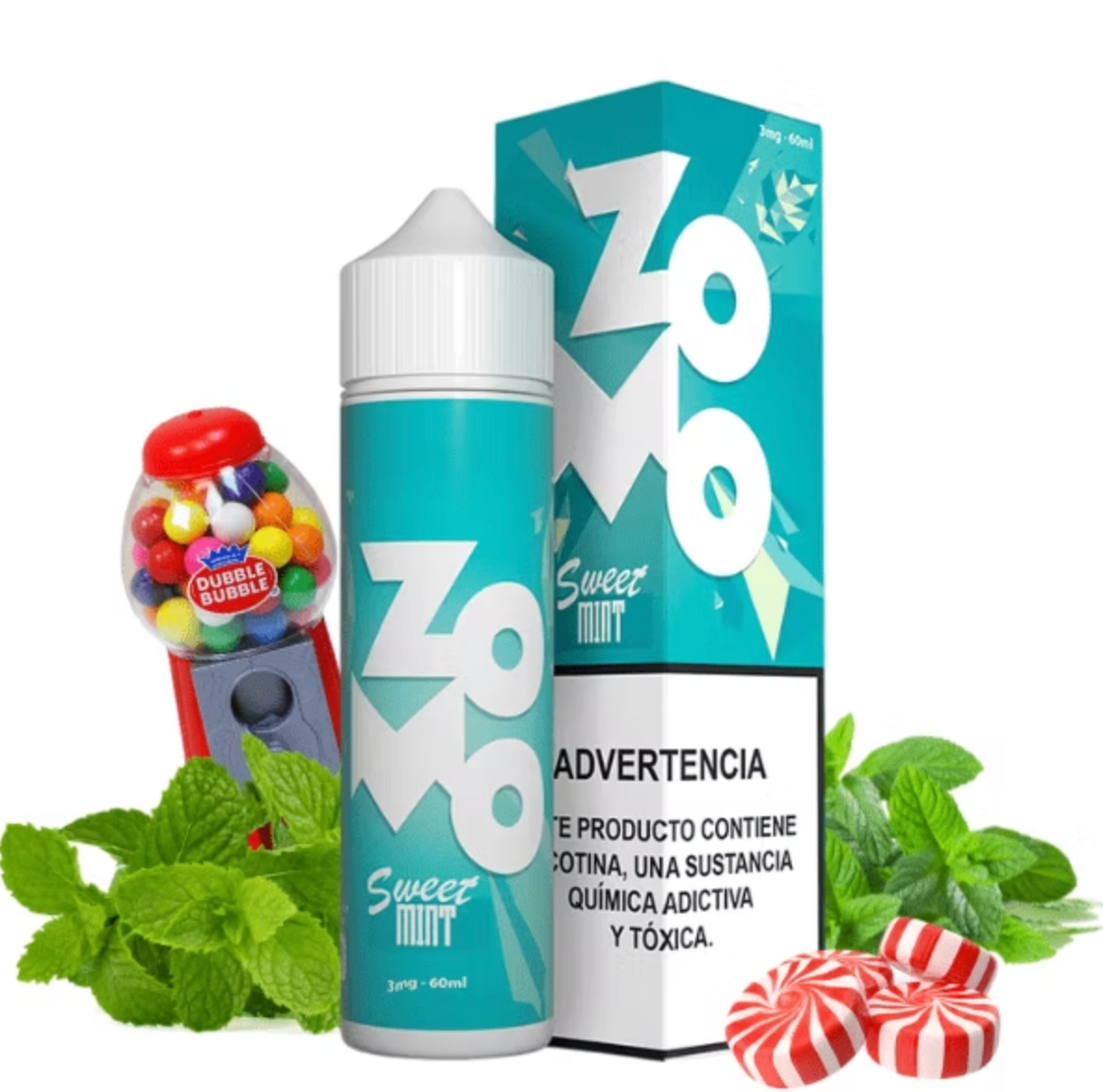 Líquido Zomo Sweet Mint 60ml - Tienda Vapor
