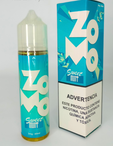 Líquido Zomo Sweet Mint 60ml - Tienda Vapor