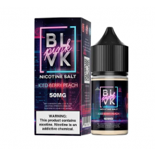 Líquido BLVK Salt Nic Pink Berry Peach Ice 30ml