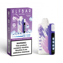 Pod descartable ElfBar Ice King 40000 Puffs Sour Strawberry DragonFruit