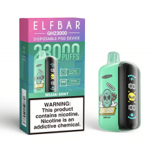 Pod descartable ElfBar Miami Mint GH23000 Puffs