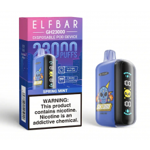 Pod descartable ElfBar Sprin Mint GH23000 Puffs