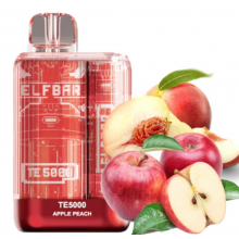 Pod descartable ElfBar TE5000 puffs Apple Peach